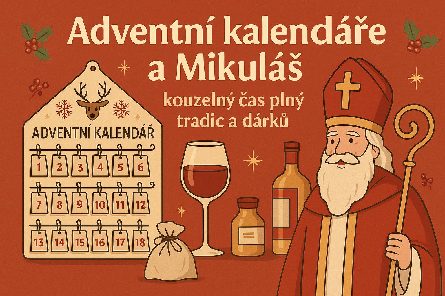 Adventní kalendáře a Mikuláš: kouzelný čas plný tradic a dárků