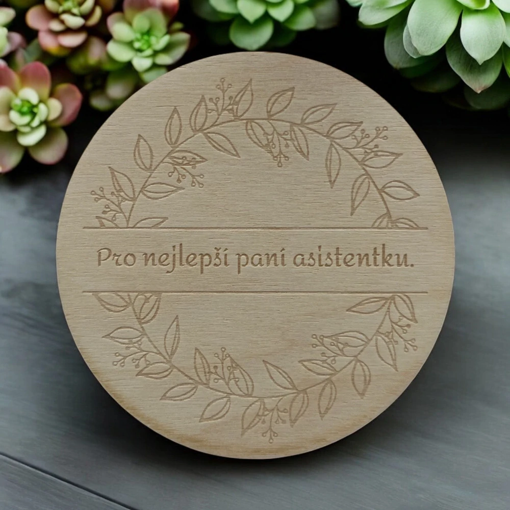 Dárek pro pani asistentku - Podtácek