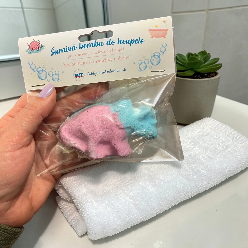 Koupelová bomba Dinosaurus – Borůvka 80 g