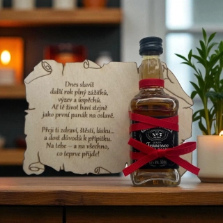 Dárková dřevěná deska s Jack Daniel’s – originální dárek